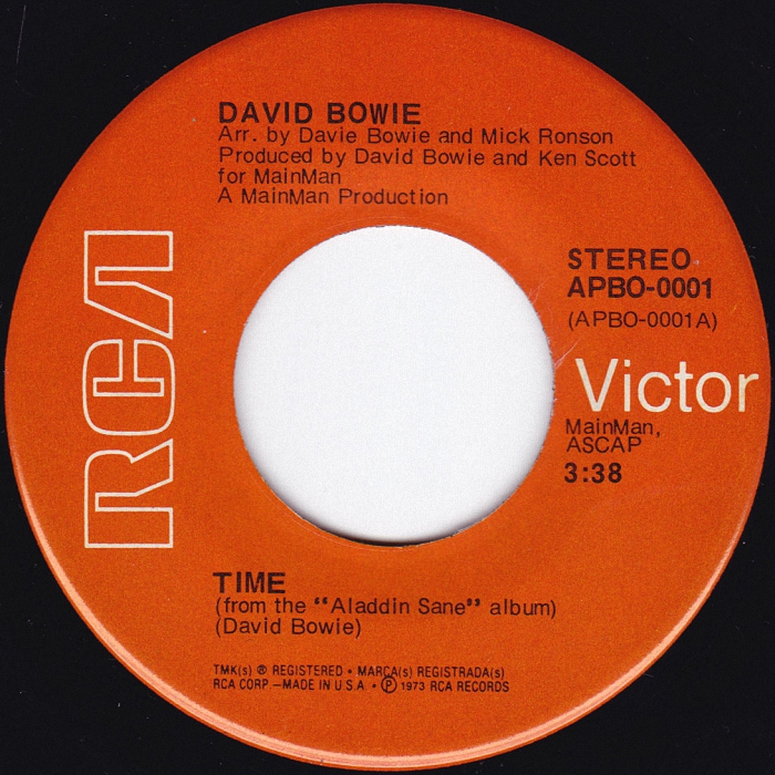 David Bowie Time USA side 1