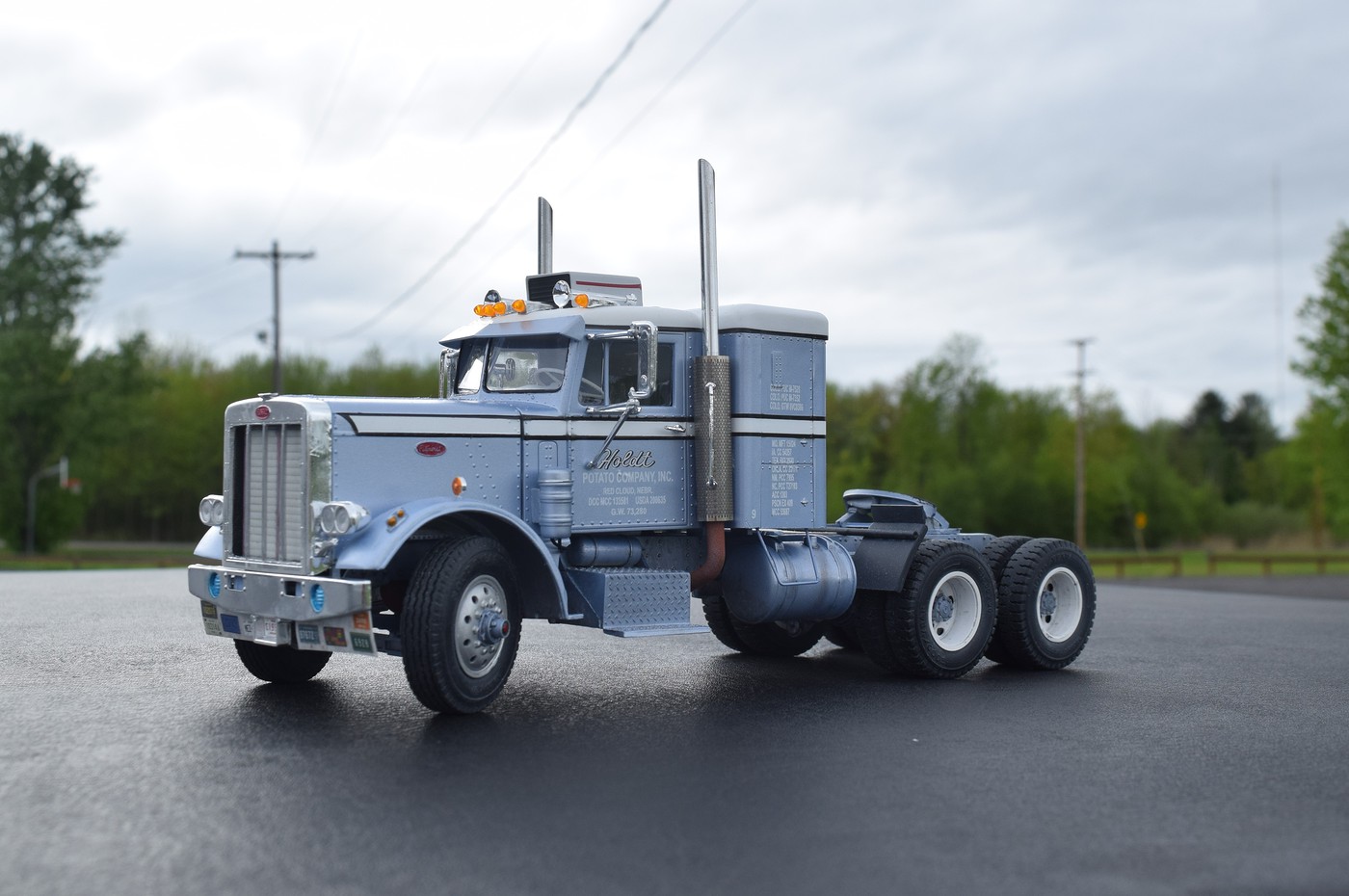 Peterbilt 359 and Fruehauf reefer trailer - Model Trucks: Big Rigs and ...