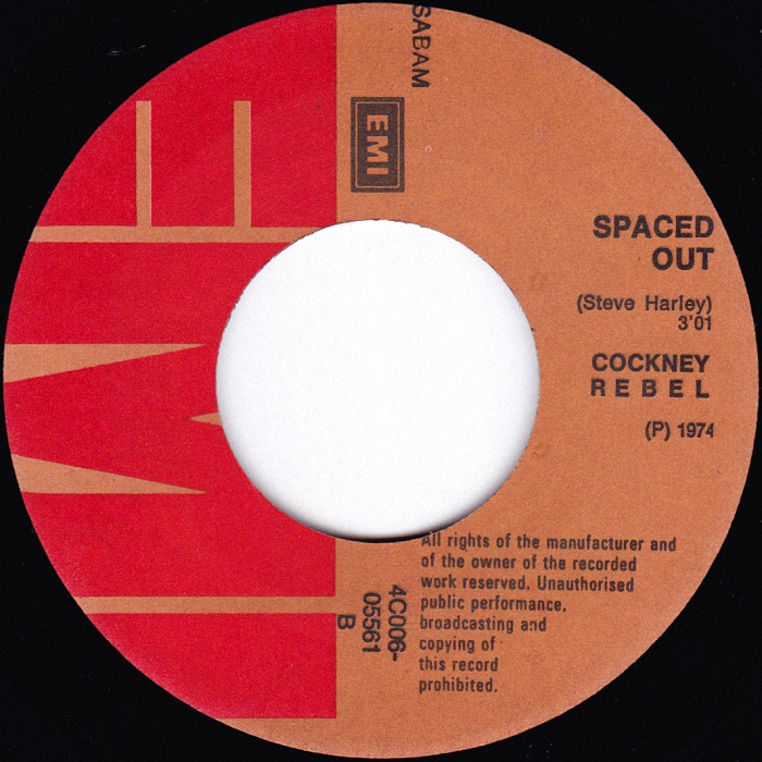 Cockney Rebel Judy Teen Belgium side 2