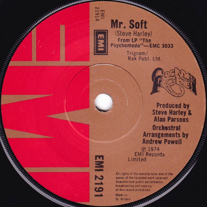 Cockney Rebel Mr. Soft UK side 1