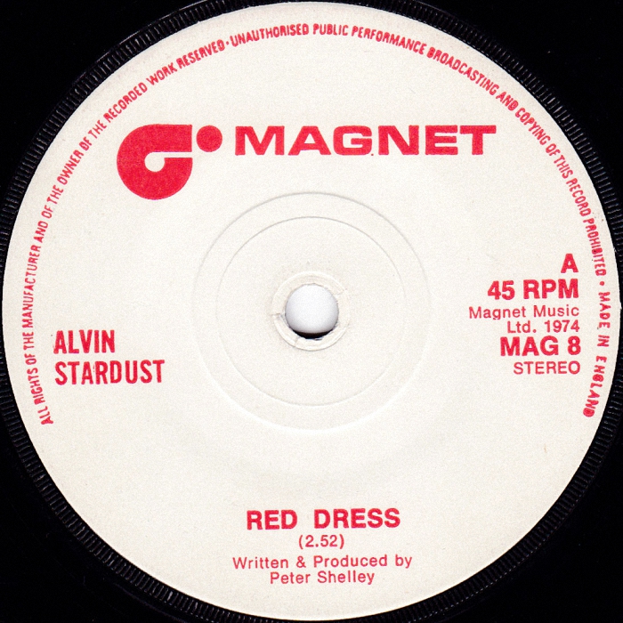 Alvin Stardust Red Dress UK side 1