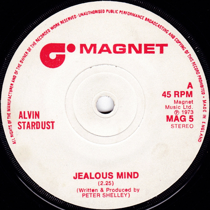 Alvin Stardust Jealous Mind UK side 1