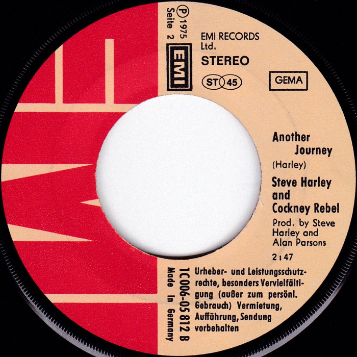 Cockney Rebel Make Me Smile Germany side 2