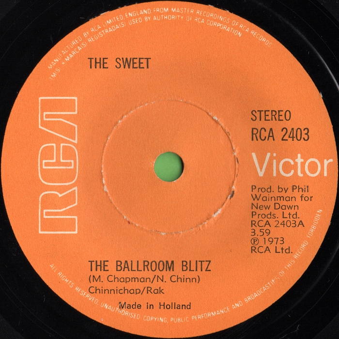 The Sweet Ballroom Blitz Holland-UK side 1