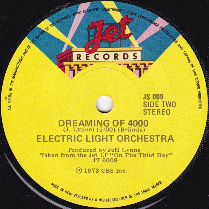 ELO Dont Bring Me Down New Zealand side 2