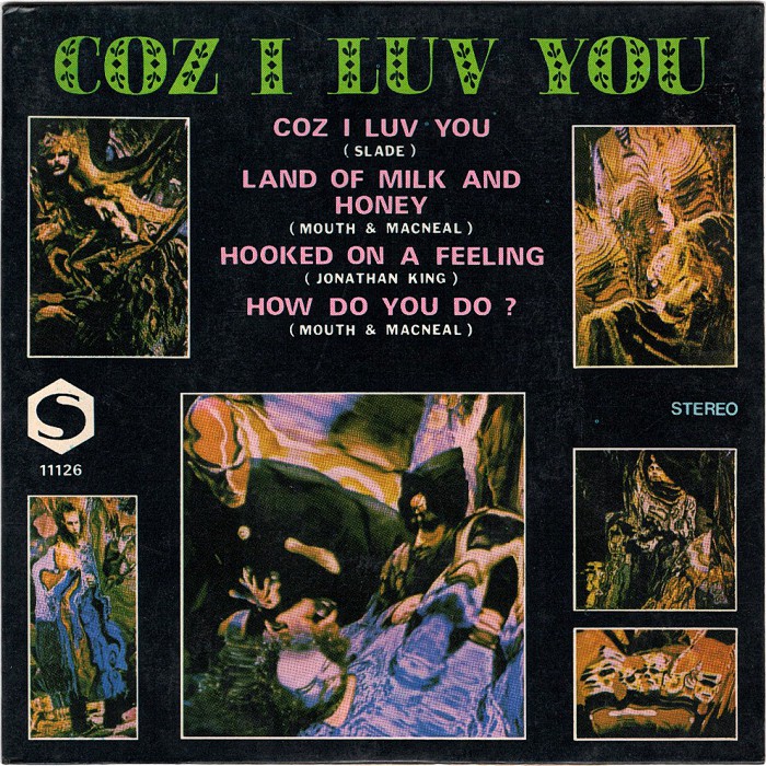 Slade Coz I Love You Thailand front