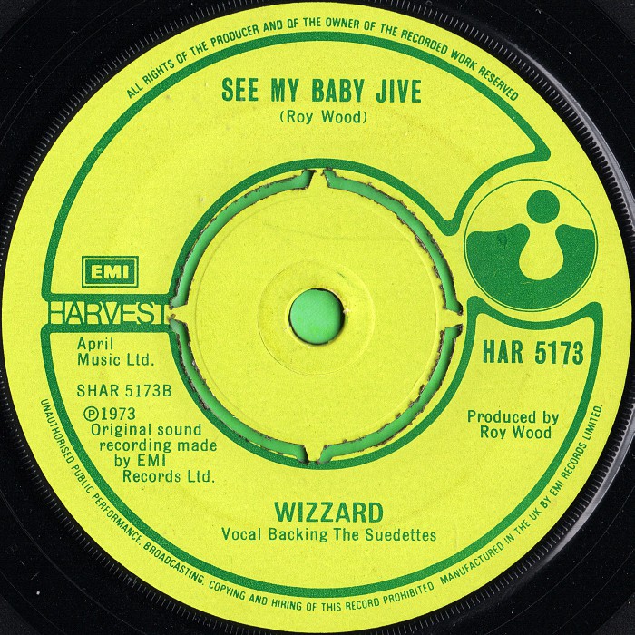 Wizzard I Wish It Could Be Christmas Everyday UK Harvest side 2 re-issue 1978