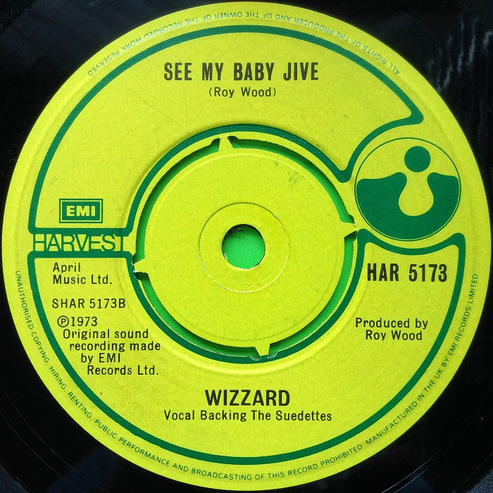 Wizzard I Wish It Could Be Christmas Everyday UK Harvest side 2 re-issue 1978