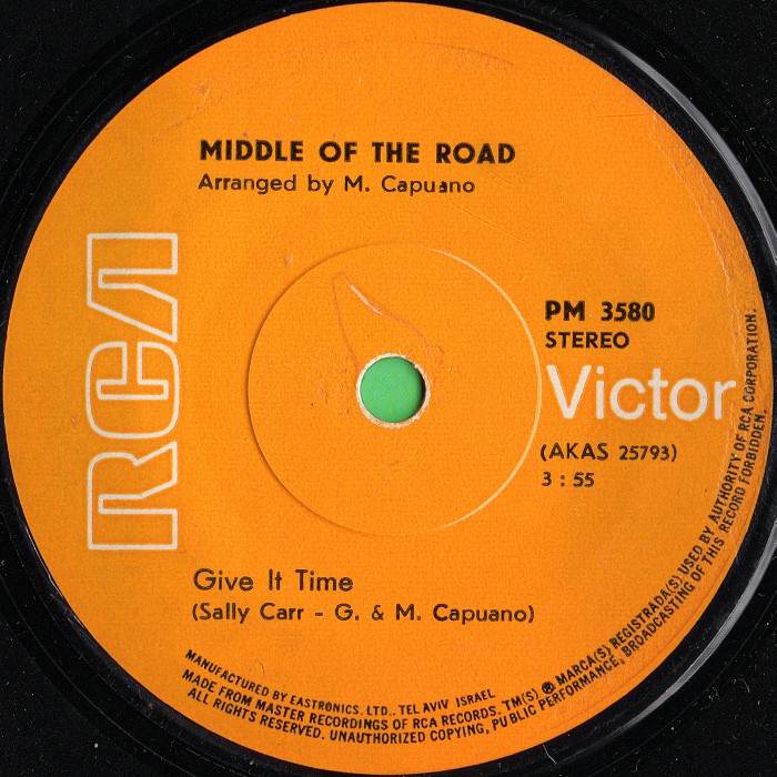 Middle of the Road Tweedle Dee Tweedle Dum Israel side 2