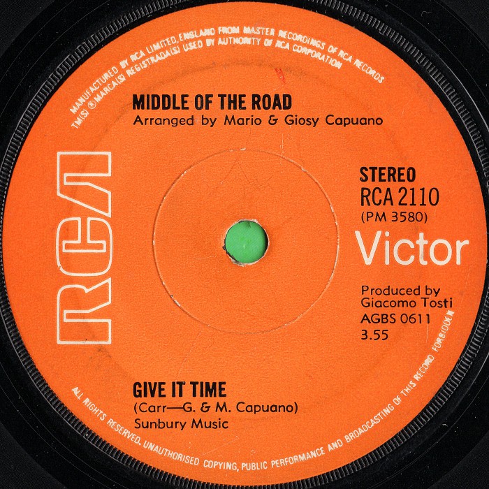 Middle of the Road Tweedle Dee Tweedle Dum UK side 2
