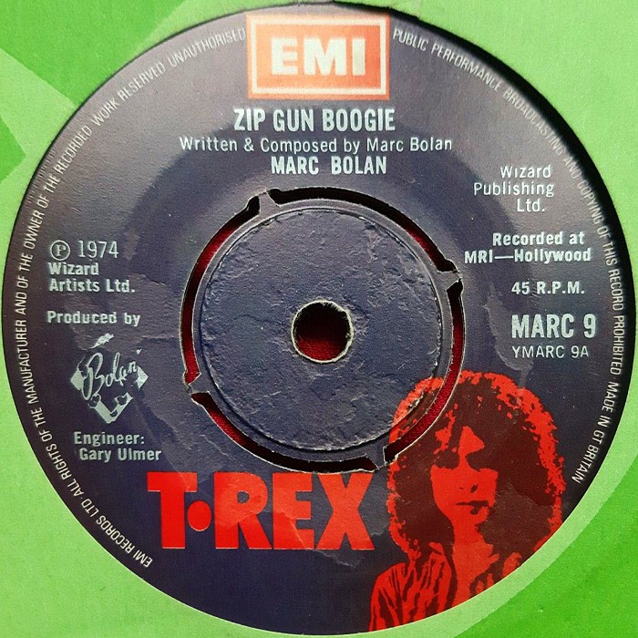 Zip Gun Boogie MARC-9 Ireland side 1