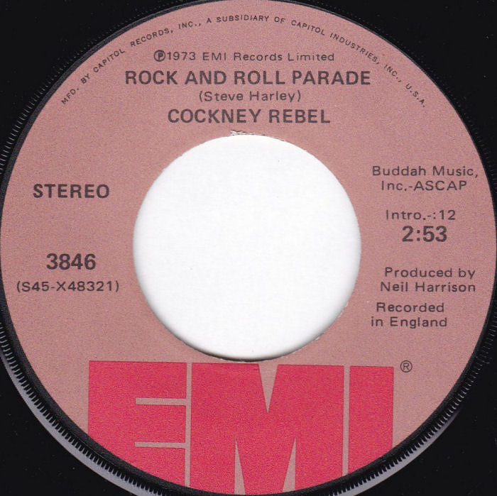 Cockney Rebel Sebastian USA side 2