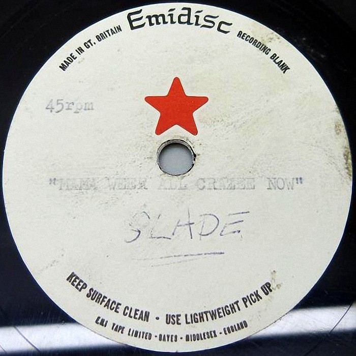 Slade Mama Weer All Crazee Now UK acetate side 1