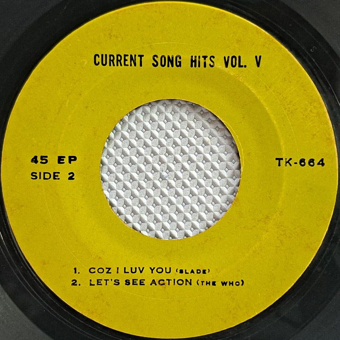 Slade Coz I Love You Thailand side 2