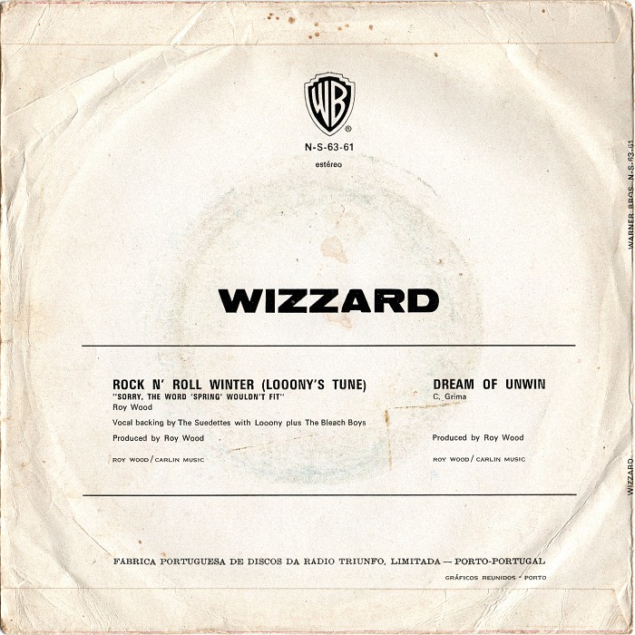 Wizzard Rock 'N Roll Winter Portugal back
