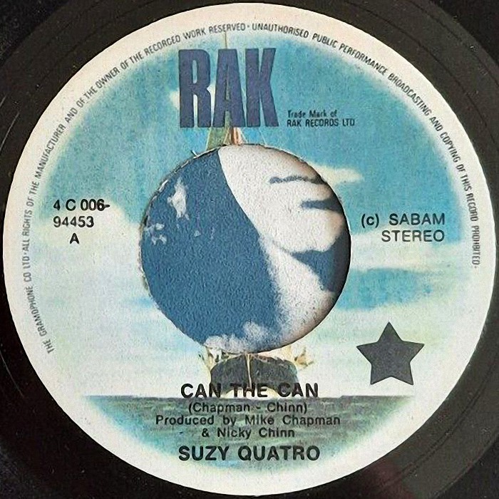 Suzi Quatro Can The Can Belgium side 1
