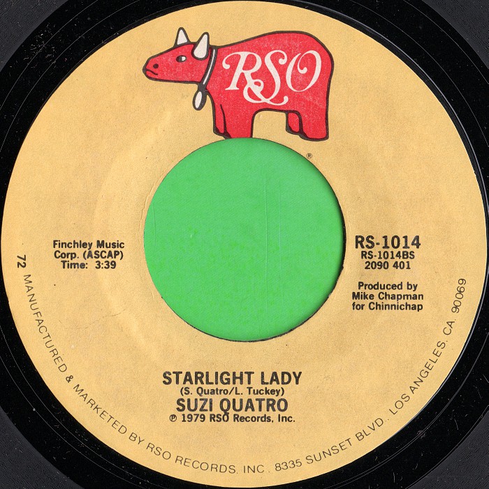 Suzi Quatro She's In Love With You USA side 2