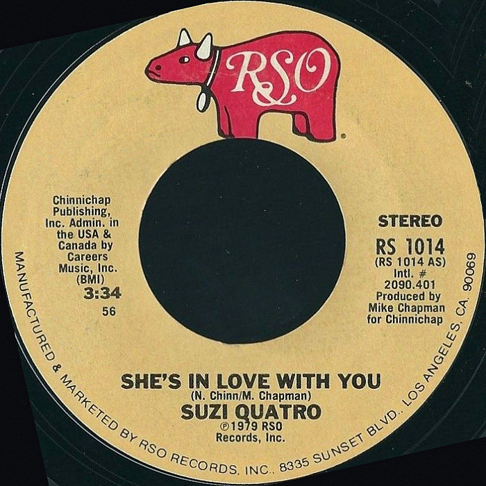 Suzi Quatro She's In Love With You USA side 1