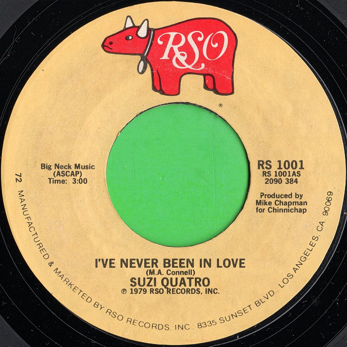 Suzi Quatro I've Never Been In Love USA side 1