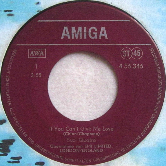 Suzi Quatro If You Can't Give Me Love East Germany side 1