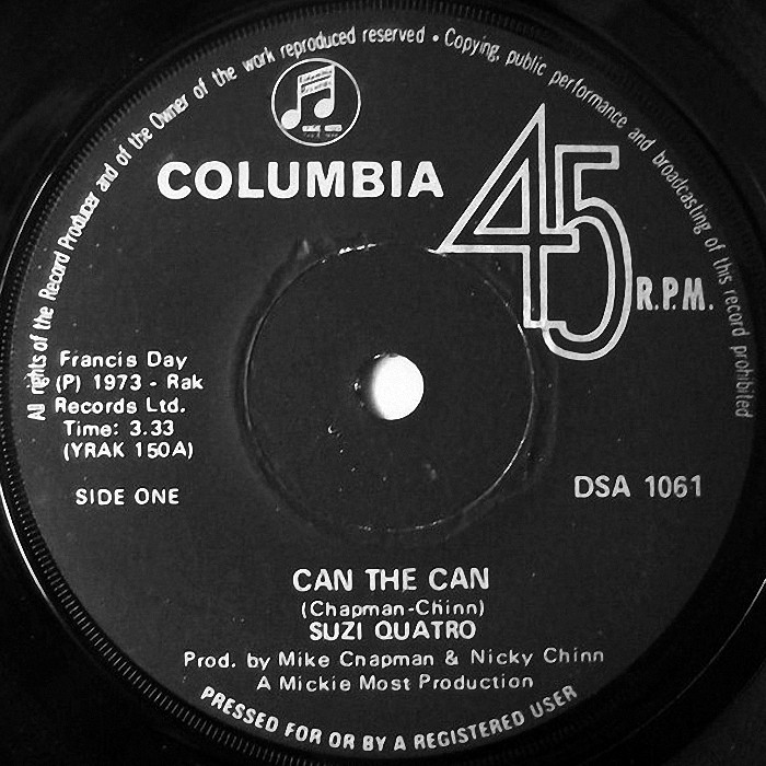 Suzi Quatro Can The Can Portugal side 1