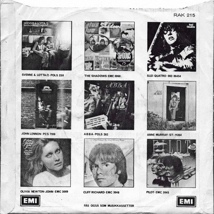 Suzi Quatro I May Be Too Young Denmark back