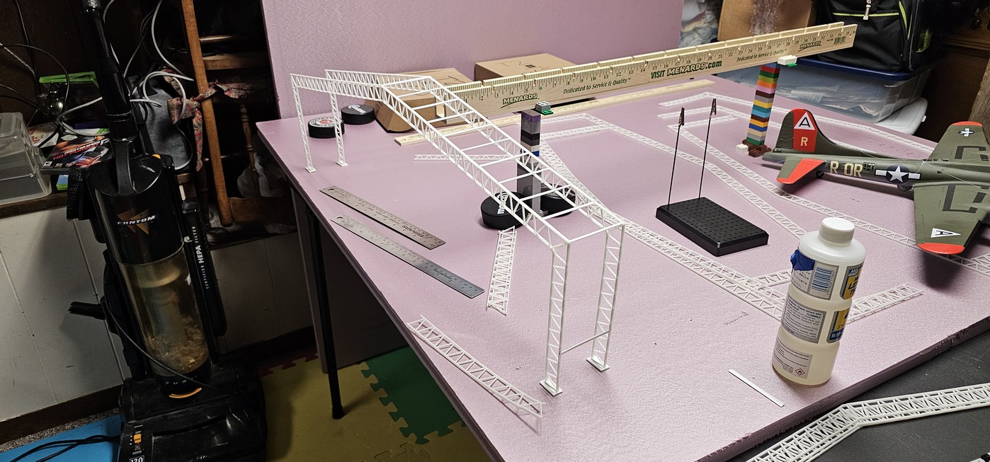 1/48 scale WWII RAF T-2 Hanger project - Work In Progress