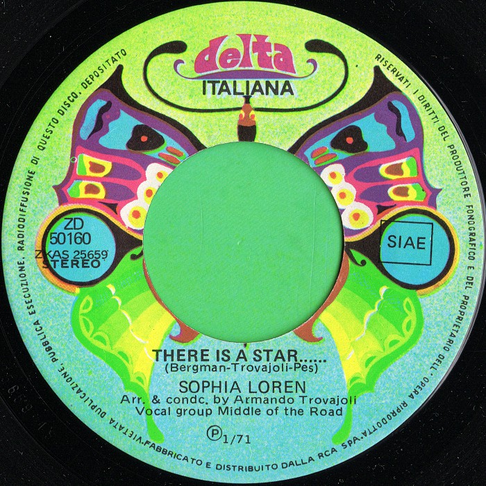 Sophia Loren & Middle of the Road Anyone Italy side 2