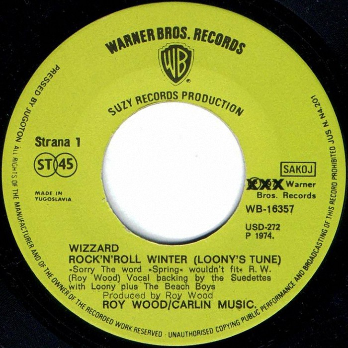Wizzard Rock 'N Roll Winter Yugoslavia side 1