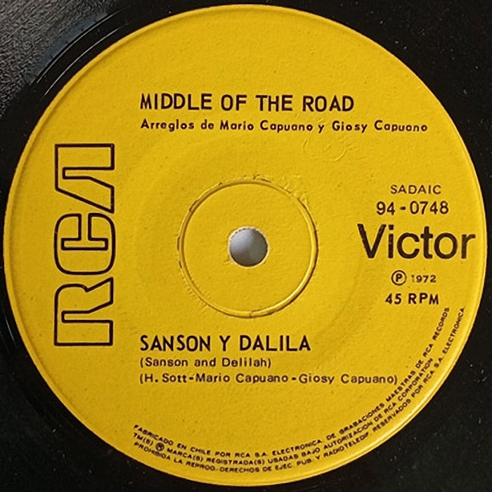 Middle Of The Road Sacramento Chile side 2 #2