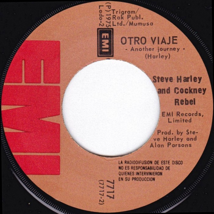 Cockney Rebel Make Me Smile Mexico side 2