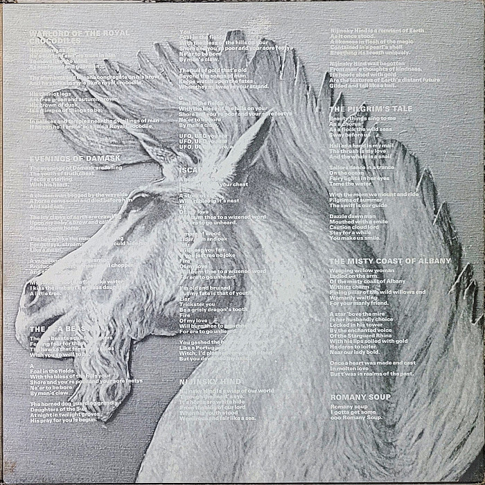 Unicorn Canada Quality Records inside b