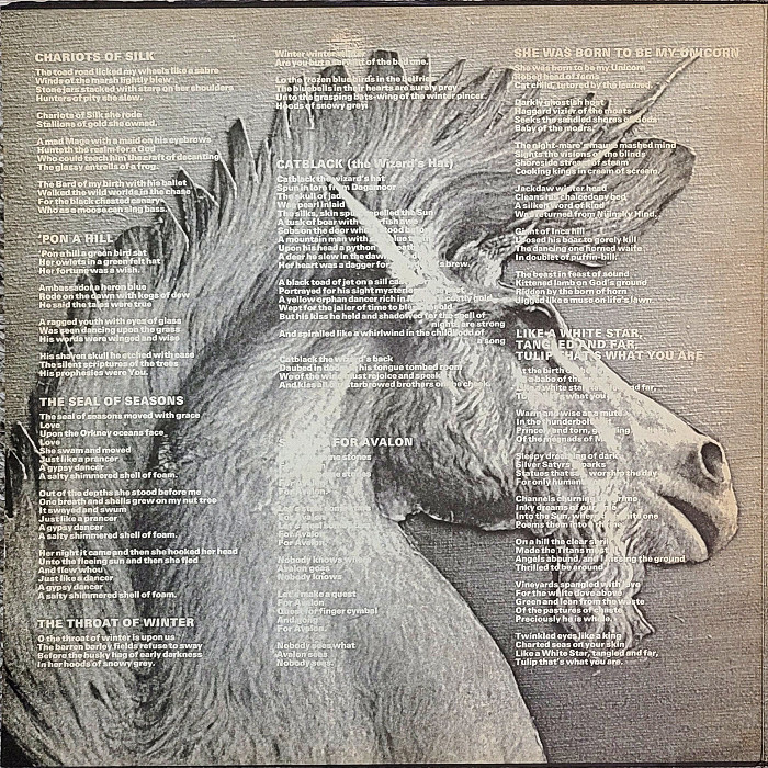 Unicorn Canada Quality Records inside a
