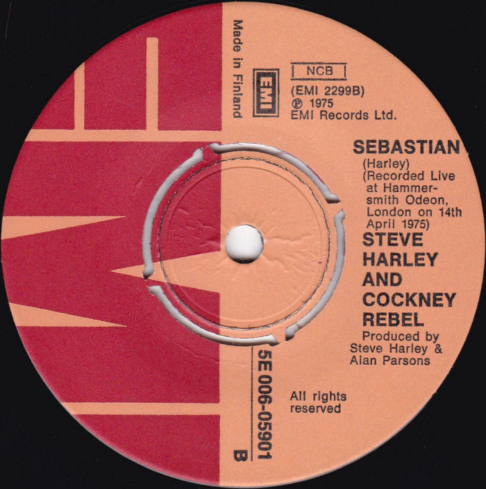 Cockney Rebel Mr. Raffles Finland side 2