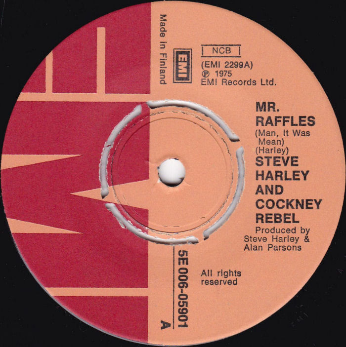 Cockney Rebel Mr. Raffles Finland side 1