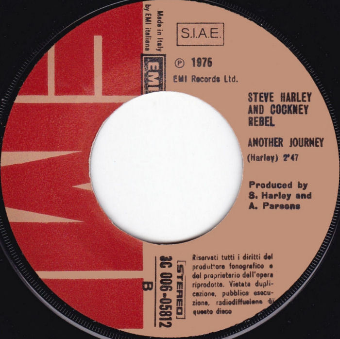Cockney Rebel Make Me Smile Italy side 2