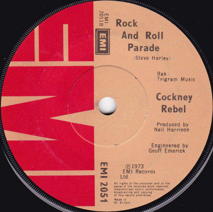 Cockney Rebel Sebastian UK side 2