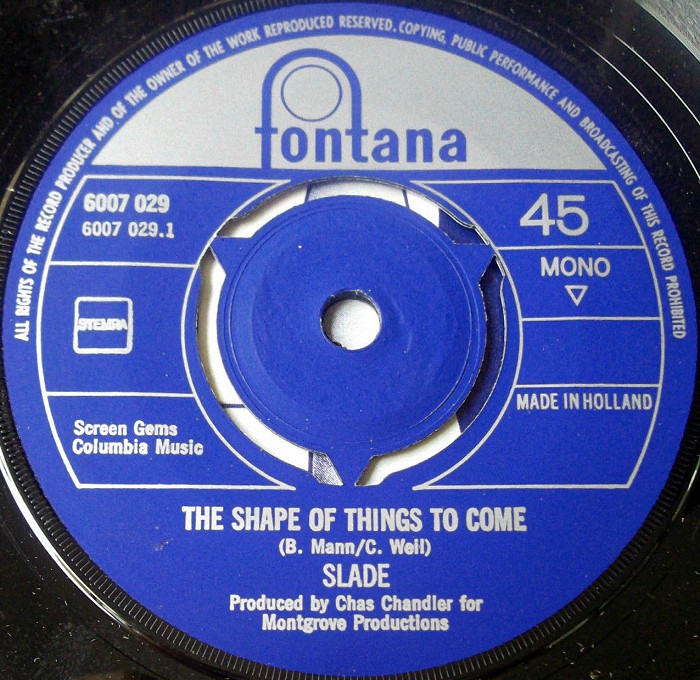 Slade Shape of Things To Come Holland side 1