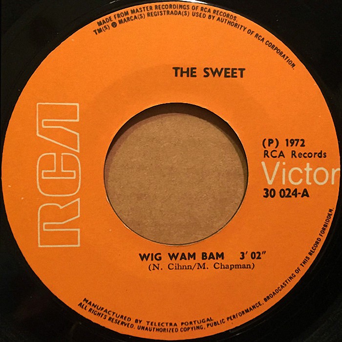 The Sweet Wig-Wam Bam Angola side 1 #1