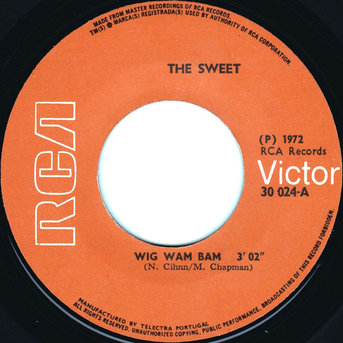 The Sweet Wig-Wam Bam Angola side 1 #2