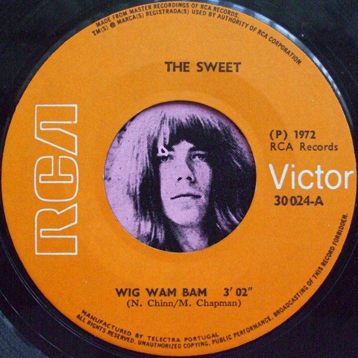 The Sweet Wig-Wam Bam Angola side 1 #3