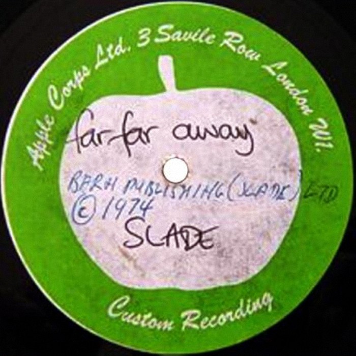 Slade Far Far Away UK single-sided acetate side 1