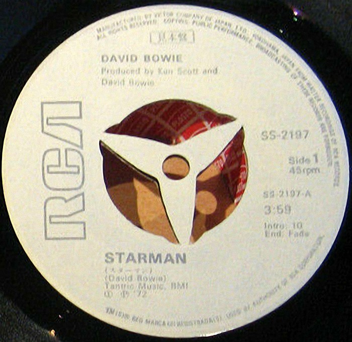 David Bowie Starman Japan promo side 1