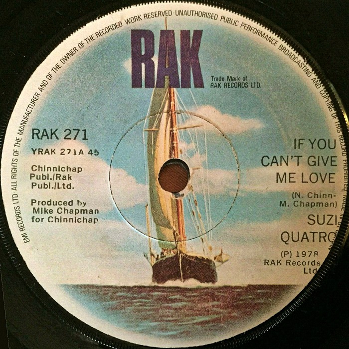 Suzi Quatro If You Can't Give Me Love Ireland side 1