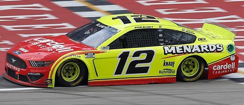 #12 Cardell Ryan Blaney 2021 Mustang MPR - MPR Decals - MPR Laser Decals