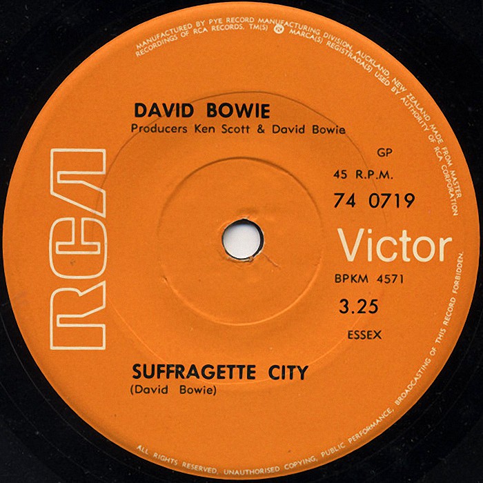 David Bowie Starman New Zealand side 2