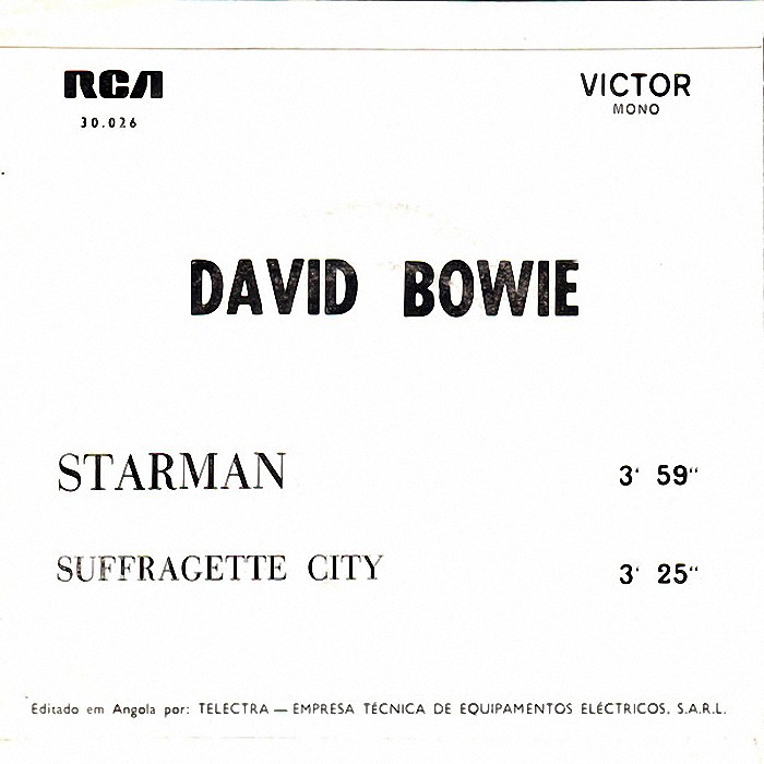 David Bowie Starman Angola back