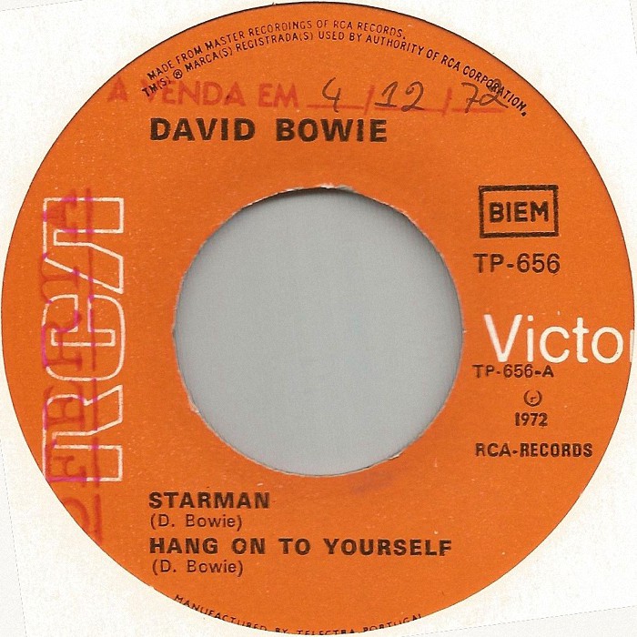 David Bowie Starman Portugal side 1