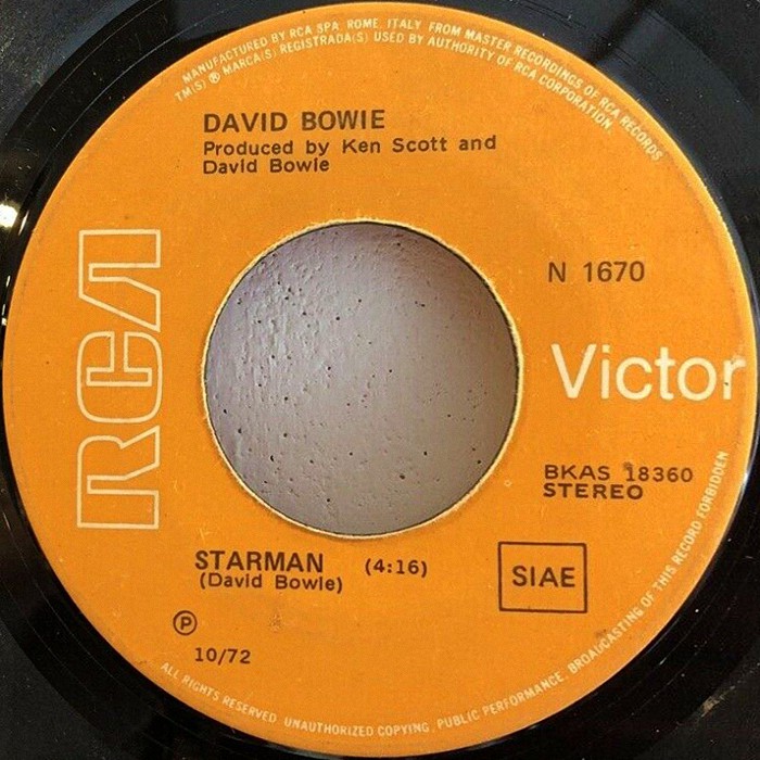David Bowie Starman Italy side 1