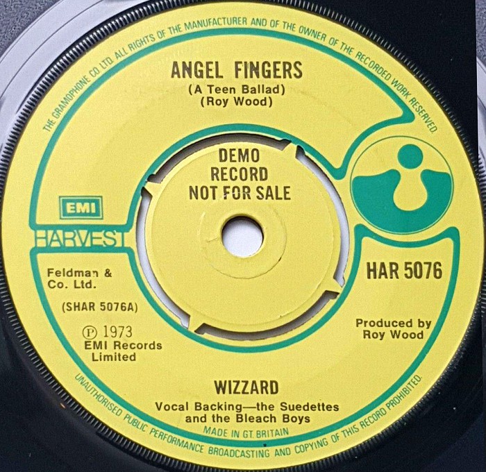 Wizzard Angel Fingers UK promo side 2